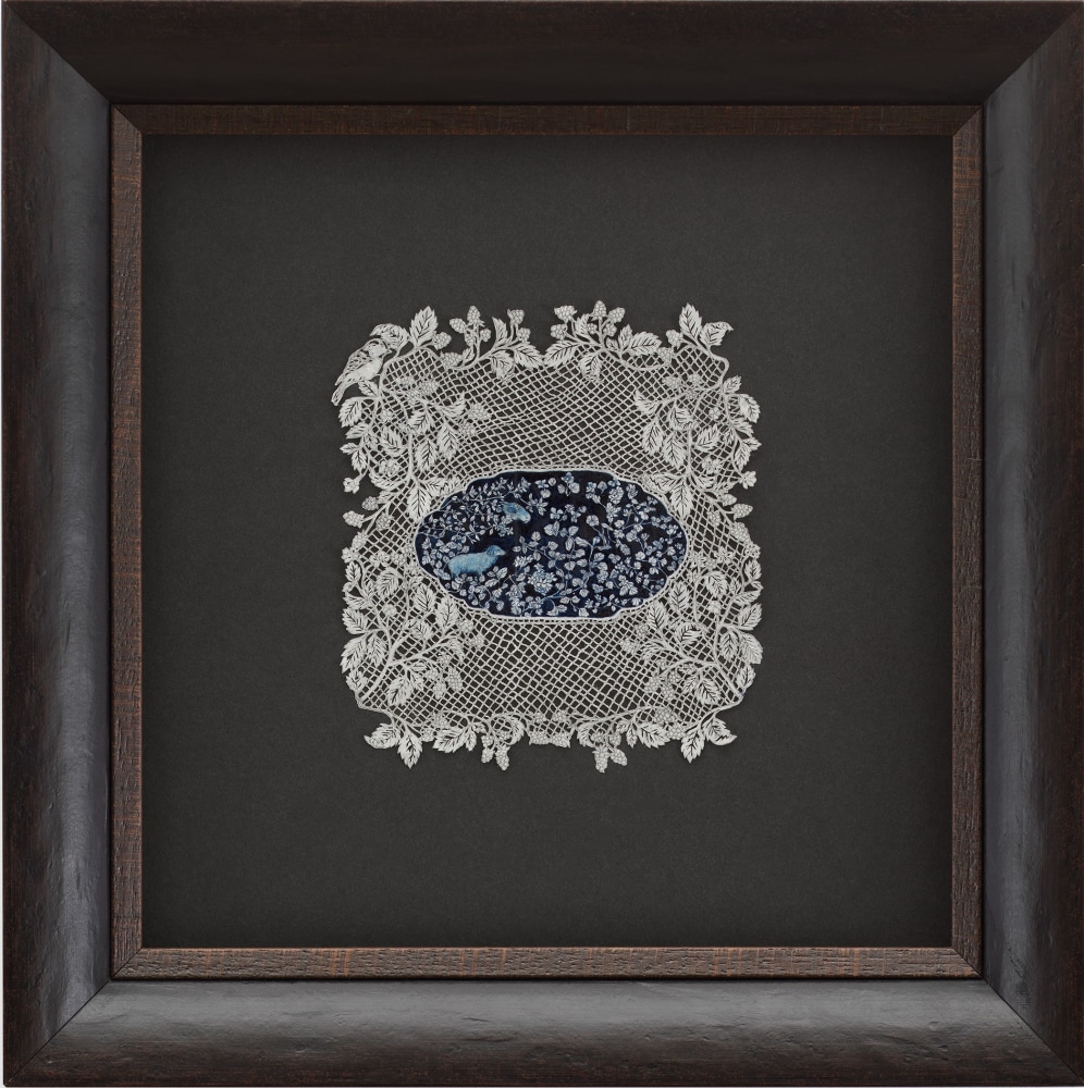 Jasmin Sian, wildlife I love: Skippy and Pop in a field of thyme, oregano, clover, chickweed and violets, 2023