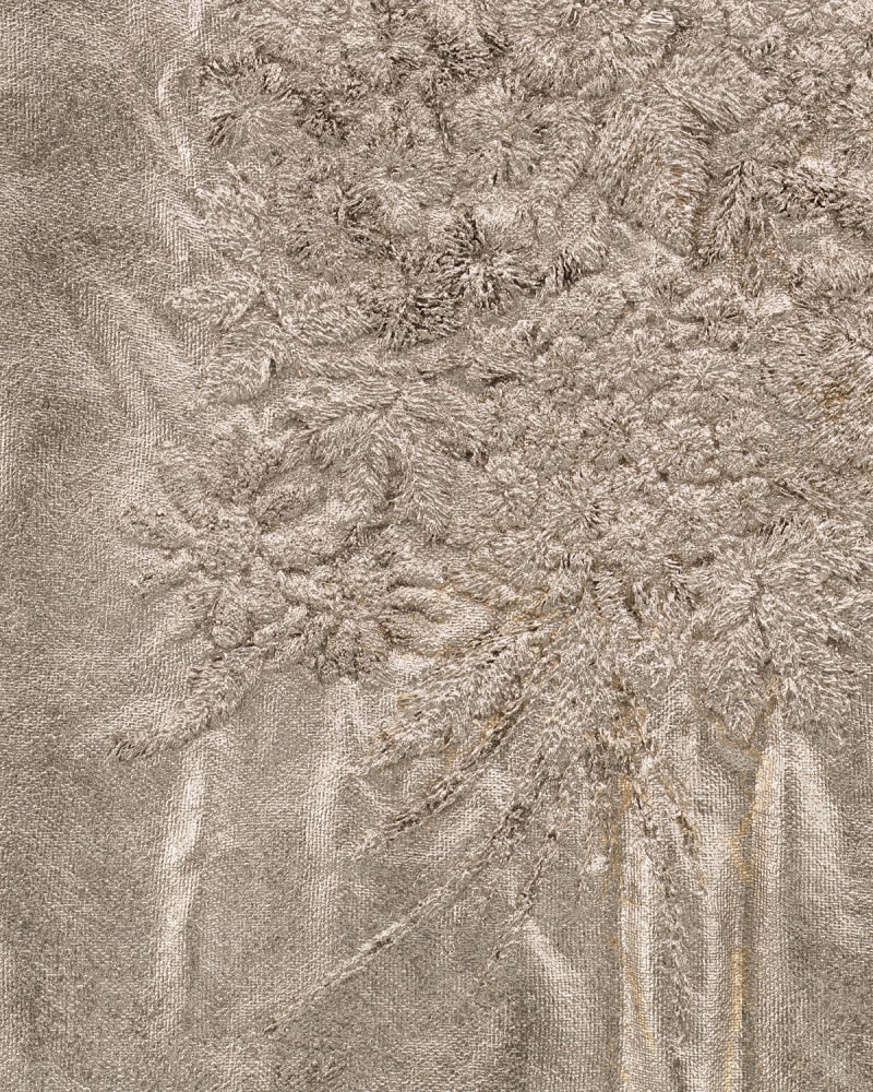 Jessie Henson Monument (shine), 2024 Inscribed on the verso with the artist's signature, name and date Unique Bronze with 22k and Caplain 20K gold leaf 29 1/2 x 20 1/4 x 1 inches 74.9 x 51.4 x 2.5 cm