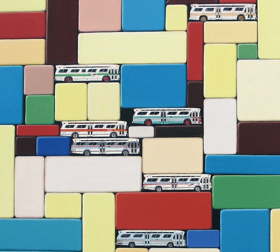 Jeremy Dickinson, Bay Area Wall Map, 2006