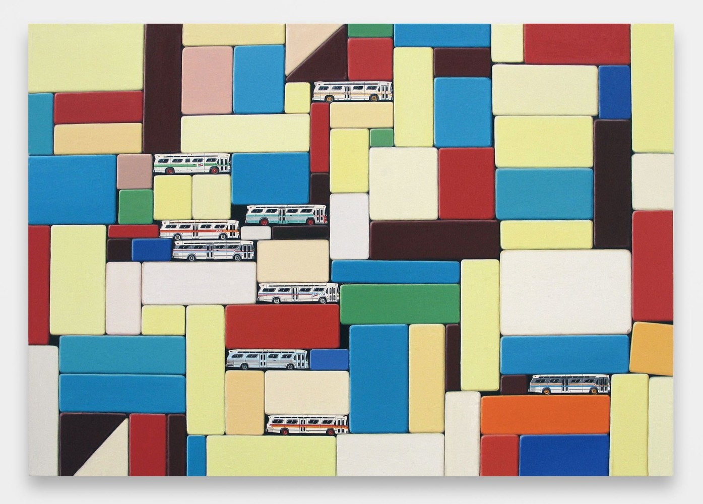 Jeremy Dickinson, Bay Area Wall Map, 2006