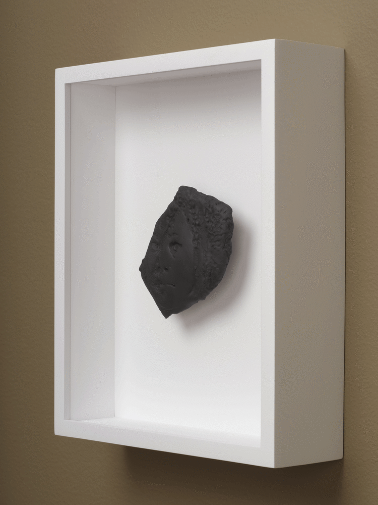 Erica Deeman

Untitled 14 (Self Portrait), 2020

Cassius Obsidian clay, unique in a series

Framed Dimensions:

10 1/2 x 8 3/4 x 2 3/4 inches

26.7 x 22.2 x 7 cm

Edition&amp;nbsp;of 3

$6,500.