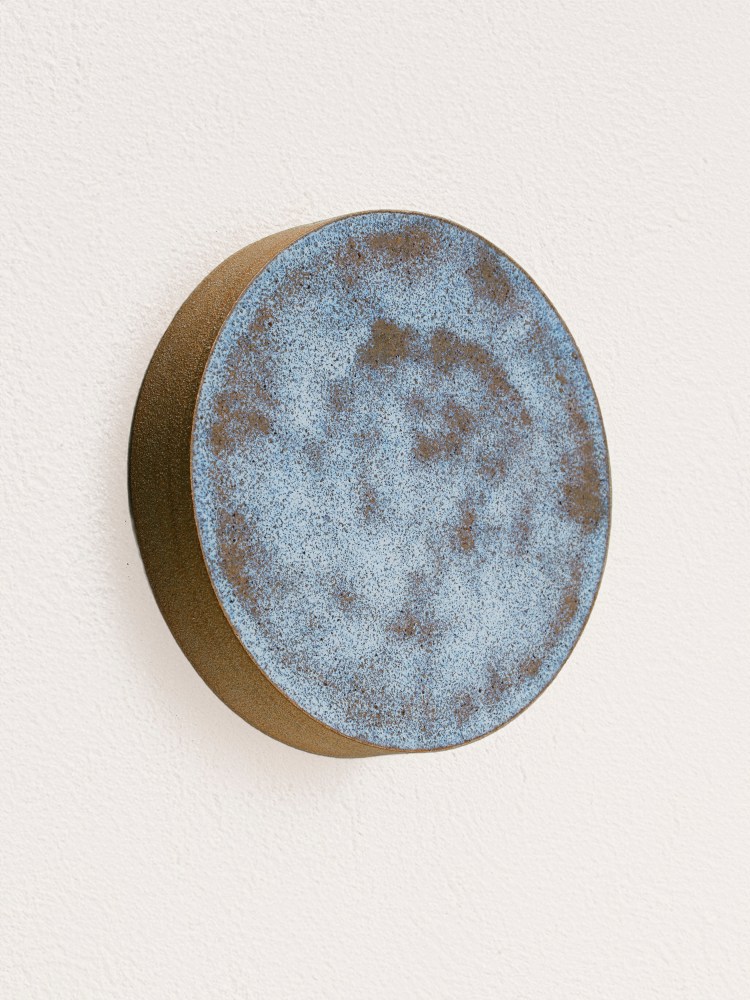 Jesse Schlesinger Untitled, 2025 Glazed ceramic 8 1/2 x 8 1/2 x 1 3/4 inches 21.6 x 21.6 x 4.4 cm