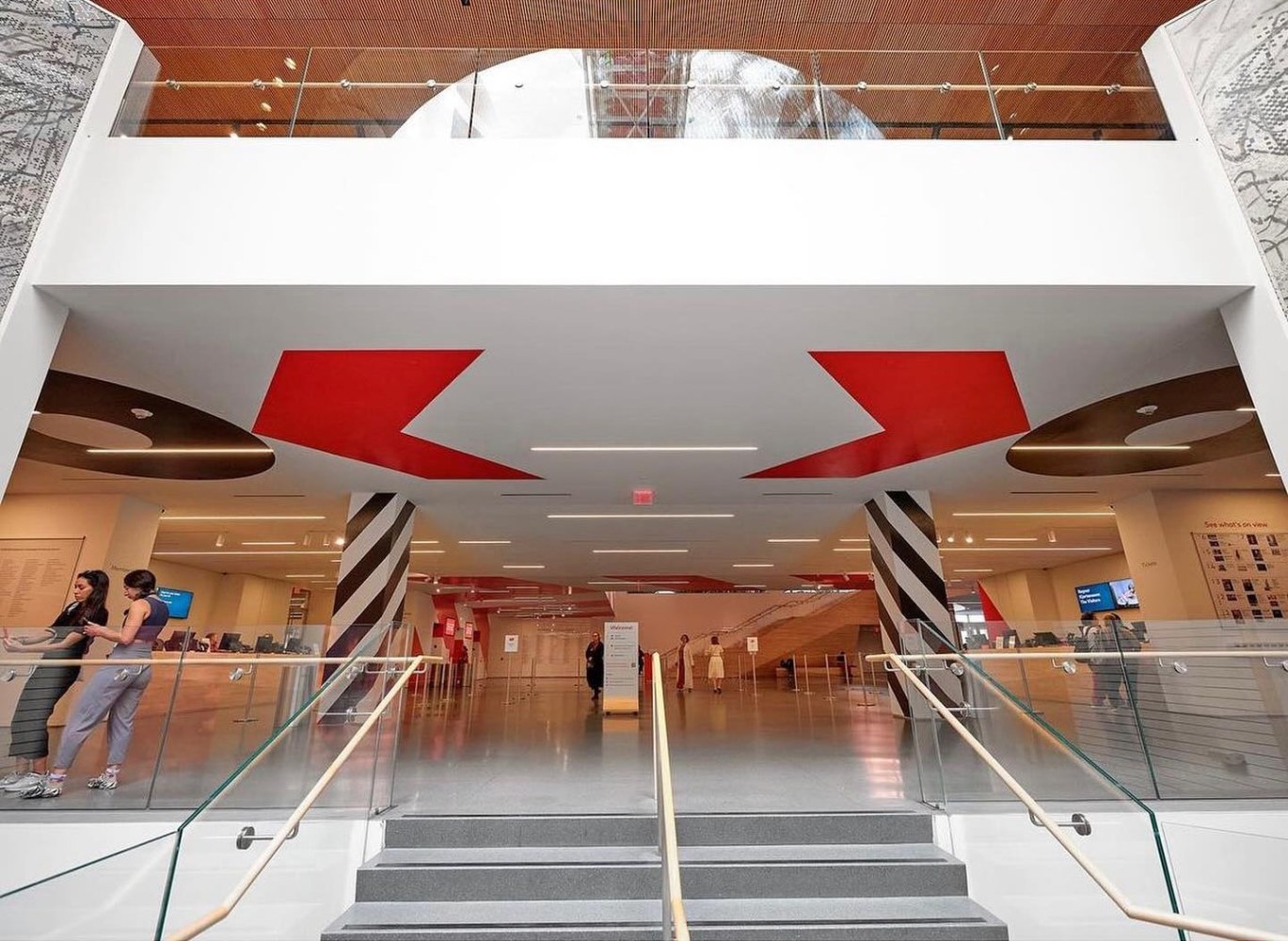 Barbara Stauffacher Solomon Strips of Stripes at SFMOMA, 2023