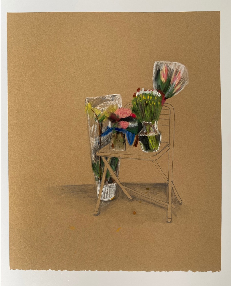 Libby Black RIP Guy, 2022 Charcoal and pencil on paper 11 x 9 inches 27.9 x 22.9 cm