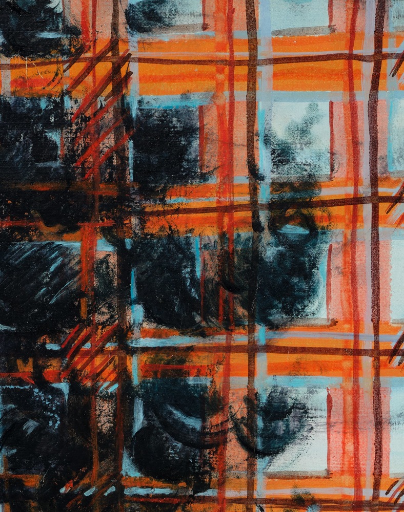 Caragh Thuring Given Enough Goading, 2024 Acrylic gesso, pigment and oil on linen 13 3/4 x 9 7/8 inches 35 x 25 cm