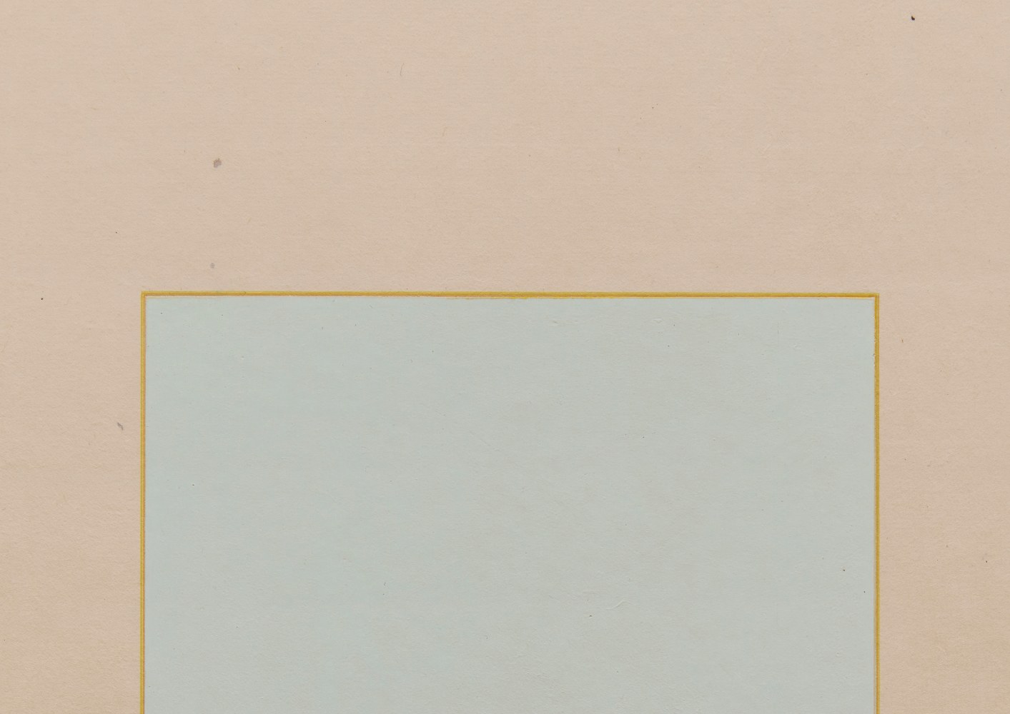 Marsha Cottrell Untitled (Light blue-green with yellow border), 2025 Archival pigment-based ink on digital ground on paper, unique Framed Dimensions: 22 3/8 x 17 3/8 x 1 3/8 inches 56.8 x 44.1 x 3.5 cm Paper Dimensions: 20 x 15 inches 50.8 x 38.1 cm