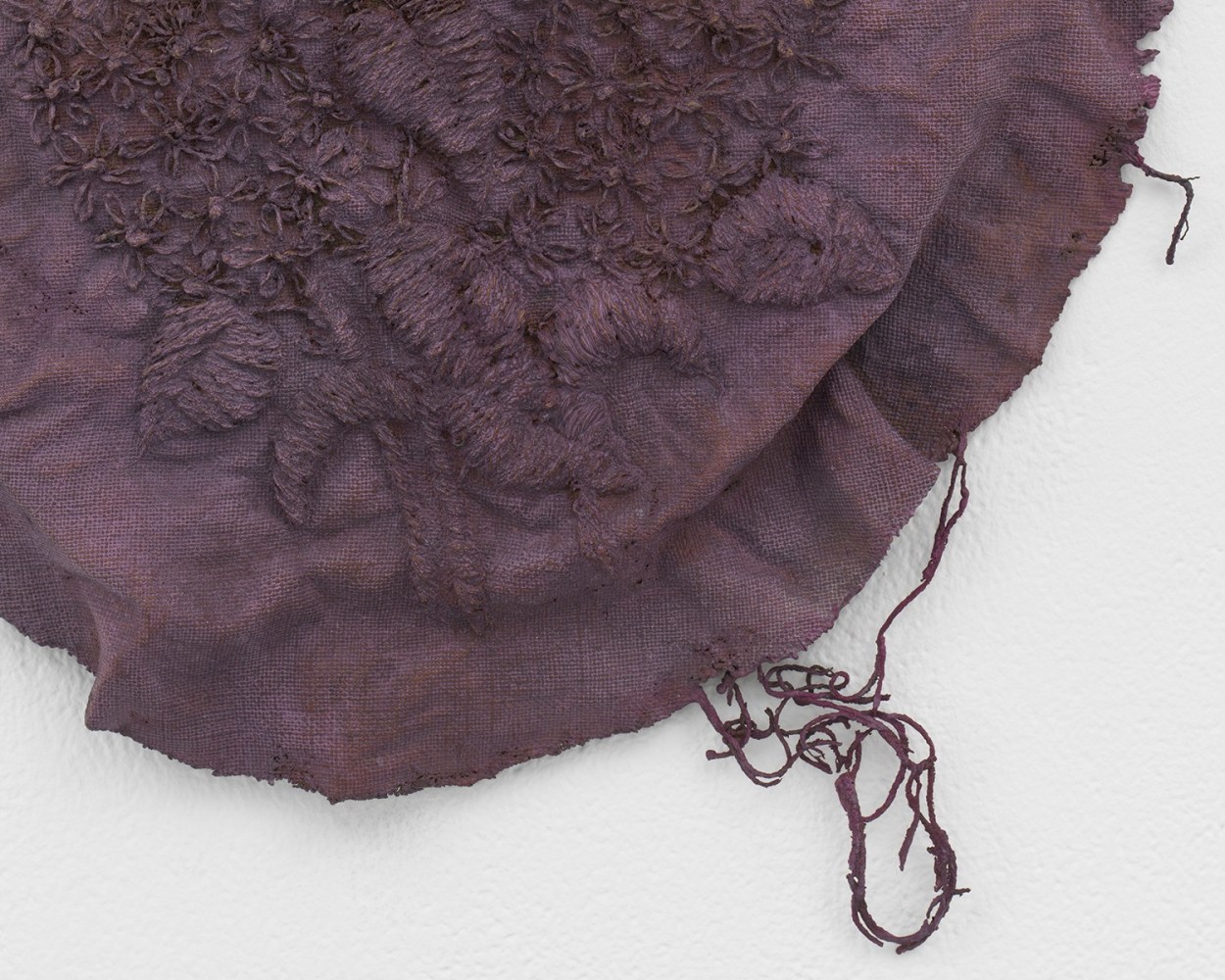 Jessie Henson Monument (lilac), 2024 Unique Bronze with patina and Caplain 20k gold leaf 13 1/2 x 9 1/2 x 1 1/4 inches 34.3 x 24.1 x 3.2 cm