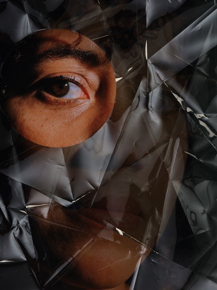 Erica Deeman The History Of the Present, 2023 Unique archival pigment print with hand-cut neutral density filter Framed Dimensions: 34 3/4 x 28 3/4 inches 88.3 x 71.1 cm Artwork Dimensions: 30 x 24 inches 76.2 x 61 cm