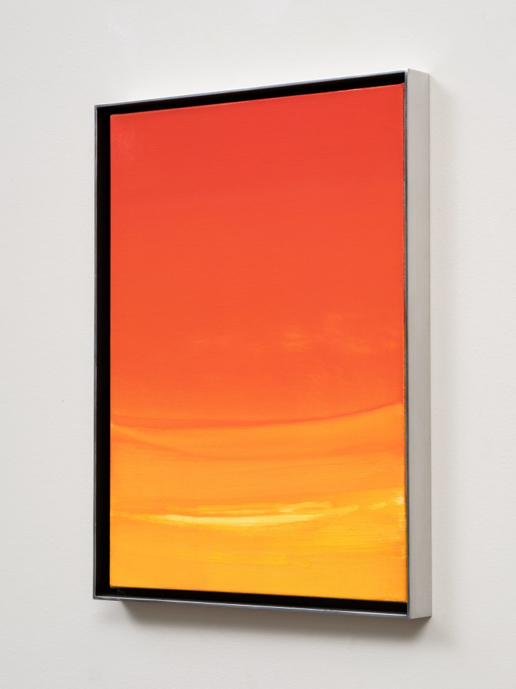 Rob Reynolds &quot;Magic Hour&quot;, 2018, Oil, alkyd and acrylic polymer paint on canvas in welded aluminum artist's frame, Framed Dimensions: 16 3/4 x 12 3/4 inches