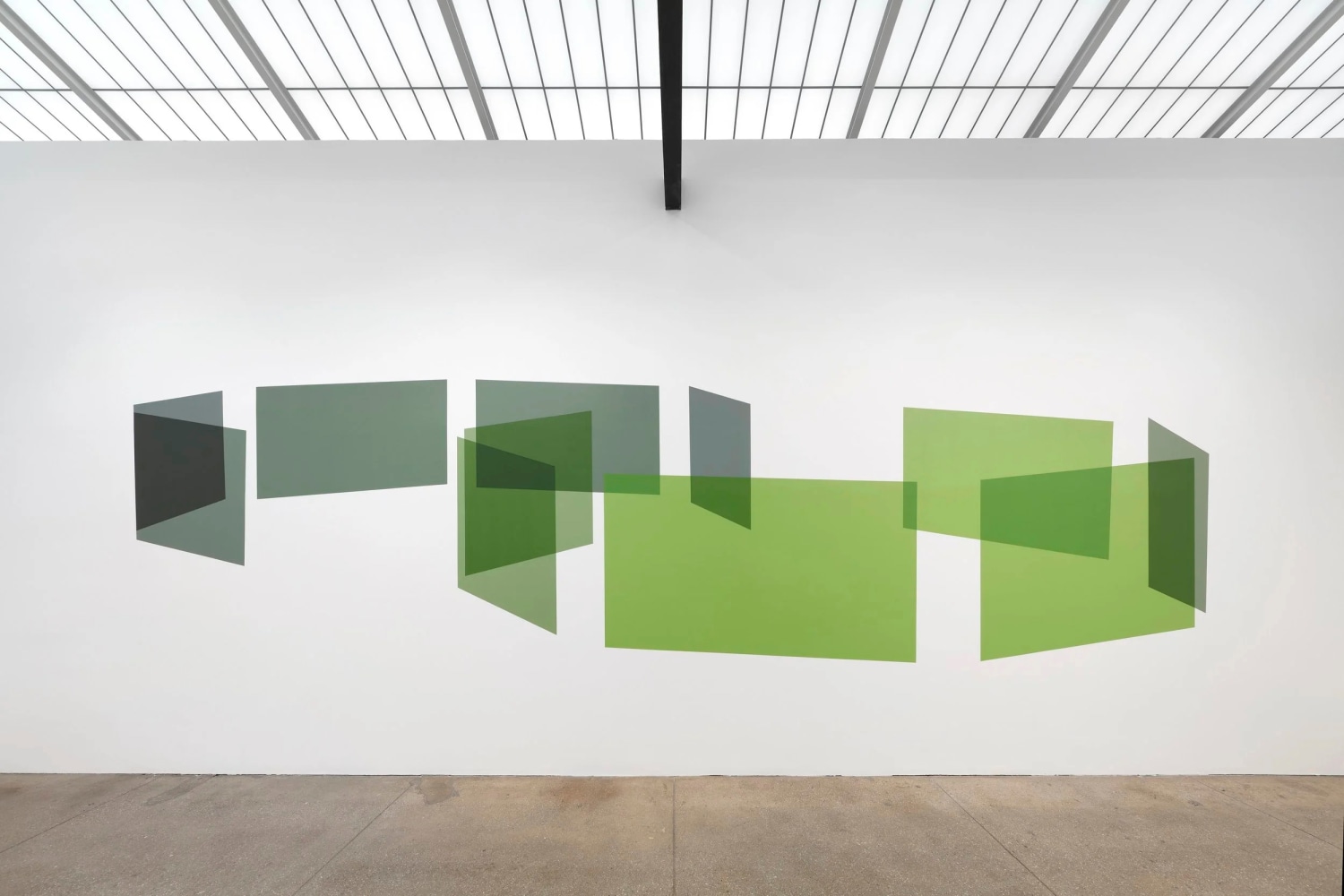 Kate Shepherd
Ever, 2024
Wall painting, custom colors
Dimensions variable; approximately 78 x 288 inches
