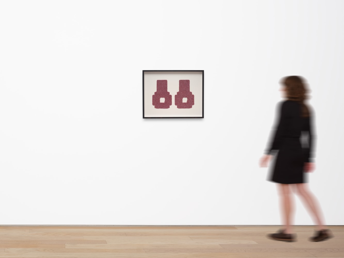 Tony Feher Gay Pair #1, 2003 Signed on verso Glitter and spray adhesive on unfolded boxes Diptych Framed Dimensions: 21 1/4 x 16 3/4 inches 42.5 x 54 cm