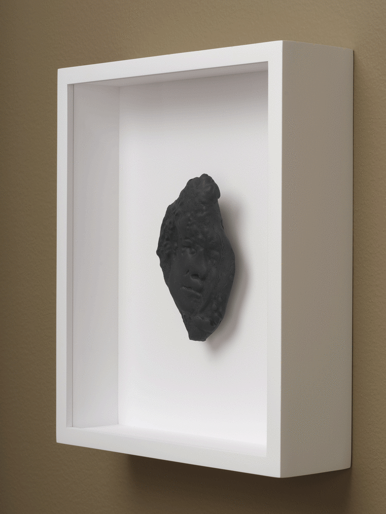 Erica Deeman

Untitled 08 (Self Portrait), 2020

Cassius Obsidian clay, unique in a series

Framed Dimensions:

10 1/2 x 8 3/4 x 2 3/4 inches

26.7 x 22.2 x 7 cm

Edition&amp;nbsp;of 3

$6,500.