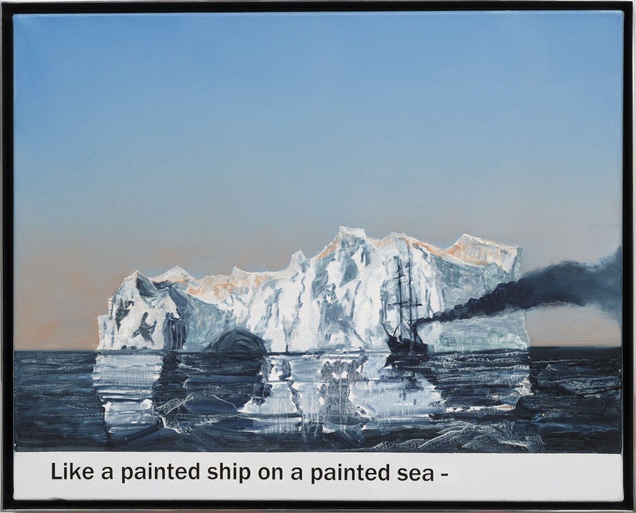 Rob Reynolds, Painted Ship, Painted Sea (Panther), 2019