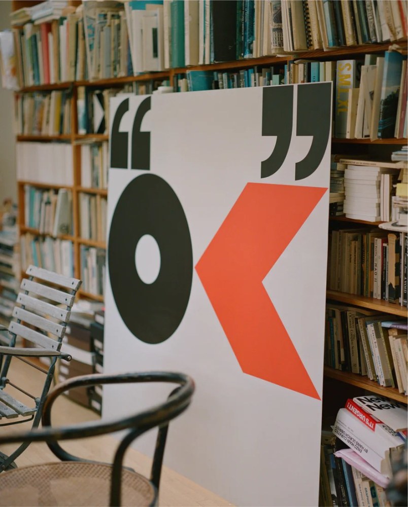 Barbara Stauffacher Solomon Supersigns &quot;SO&quot;, &quot;ASS&quot;, &quot;CHEVRON&quot;, &quot;STRIPES&quot;, &quot;OK&quot;, &quot;?&quot;, &quot;HEART&quot; Porcelain enamel on steel 55 x 55 inches, each 140 x 140 cm, each Edition of 7, each