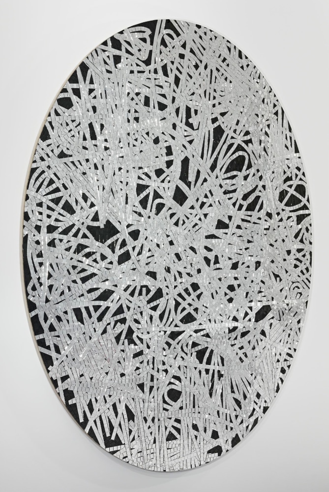 Jim Hodges, Untitled (erasure through black), 2013