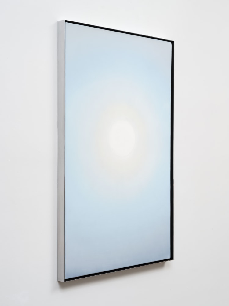 Rob Reynolds &quot;ONE&quot;, 2020, Oil, alkyd and acrylic polymer paint on canvas in welded aluminum artist's frame, Framed Dimensions: 48 3/4 x 30 x 2 inches