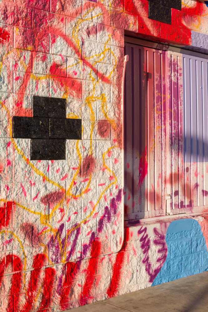 Sarah Cain hey babe take a walk on the wild side, 2015 LAND HQ, Los Angeles, CA