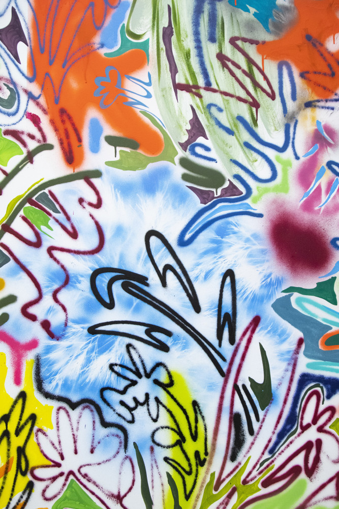 Saif Azzuz Site-specific commission at Facebook, 2021 12 feet x 34 feet