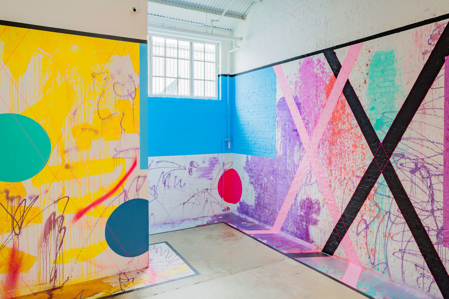 Sarah Cain: The Imaginary Architecture of Love, 2015 Contemporary Art Museum Raleigh, NC