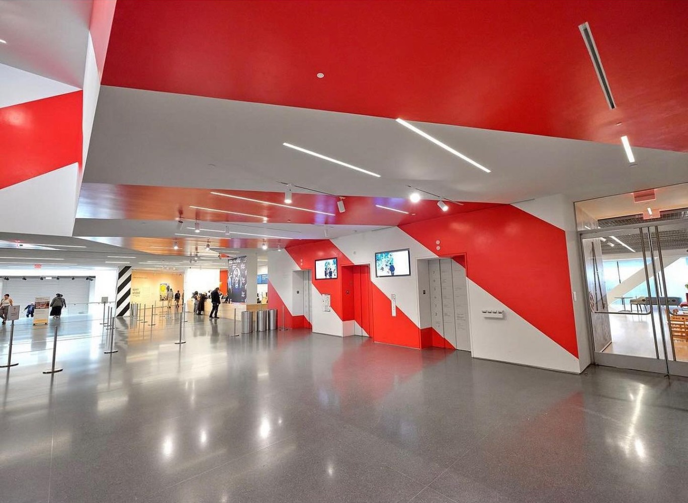 Barbara Stauffacher Solomon Strips of Stripes at SFMOMA, 2023