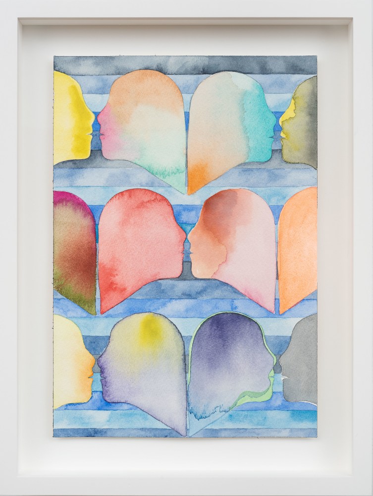 Clifford Hengst Play With The Changes, 2023 Watercolor on paper Framed Dimensions: 12 x 9 3/4 x 2 inches 30.5 x 24.8 x 5.1 cm