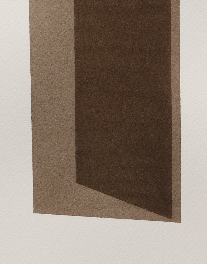 Kate Shepherd Brown, Open Door with Plane, #65, 2022 Watercolor on Arches paper Framed Dimensions: 18 7/8 x 15 1/8 x 1 1/2 inches 47.9 x 38.4 x 3.8 cm