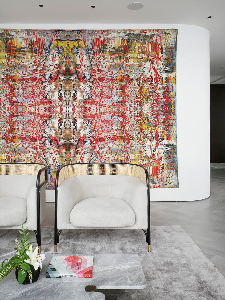 Gerhard Richter Yusuf, 2009 Jacquard woven tapestry 109 x 149 inches 276 x 378 cm Edition of 8