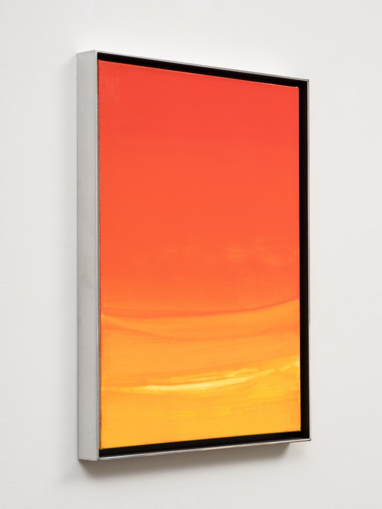 Rob Reynolds &quot;Magic Hour&quot;, 2018, Oil, alkyd and acrylic polymer paint on canvas in welded aluminum artist's frame, Framed Dimensions: 16 3/4 x 12 3/4 inches