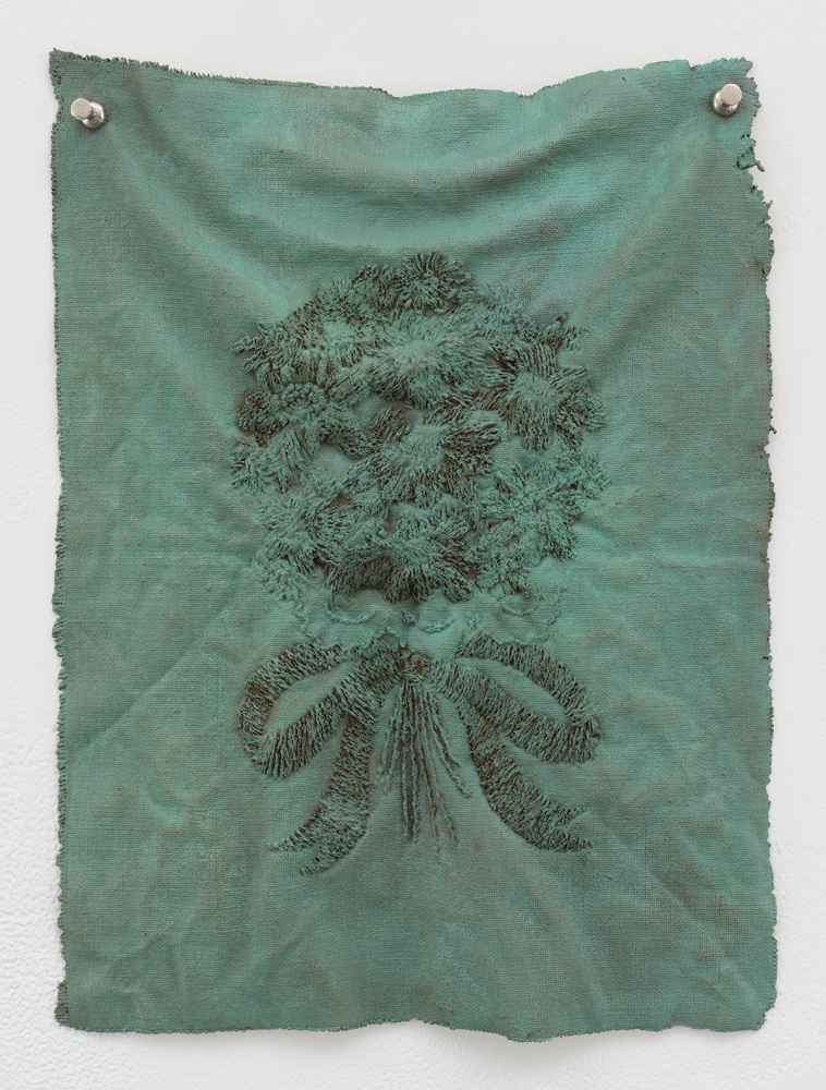 Jessie Henson Monument (present), 2024 Unique Bronze with patina and Caplain 20K gold leaf 12 x 8 3/4 x 1/2 inches 30.5 x 22.2 x 1.3 cm