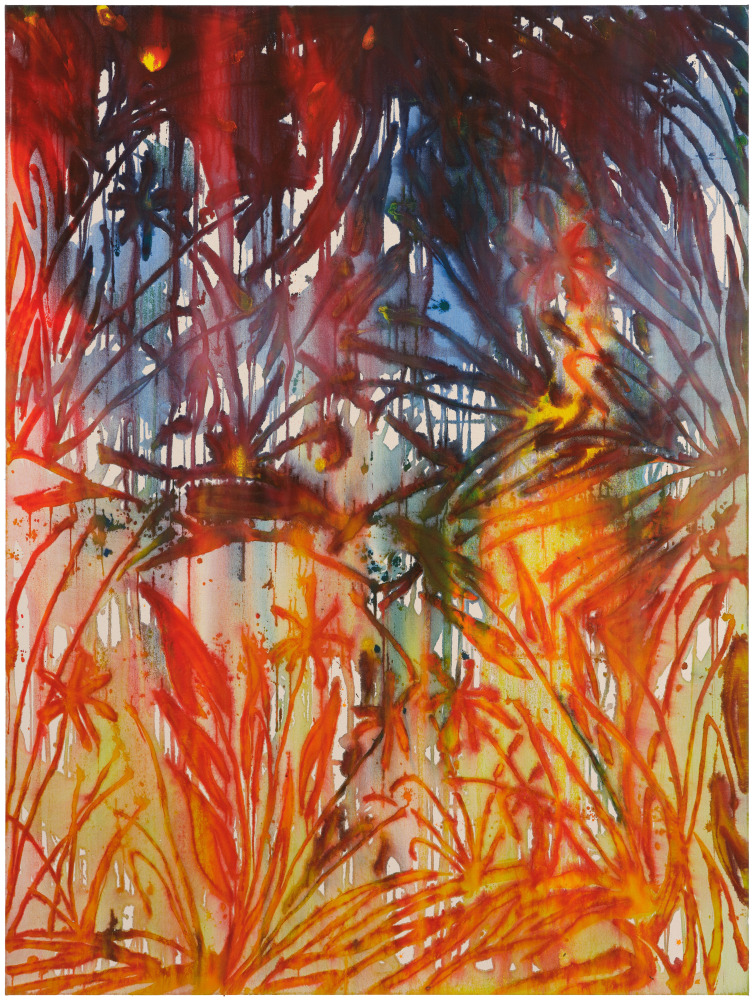 Saif Azzuz that time will come, 2024 Acrylic on canvas 80 x 60 inches 203.2 x 152.4 cm