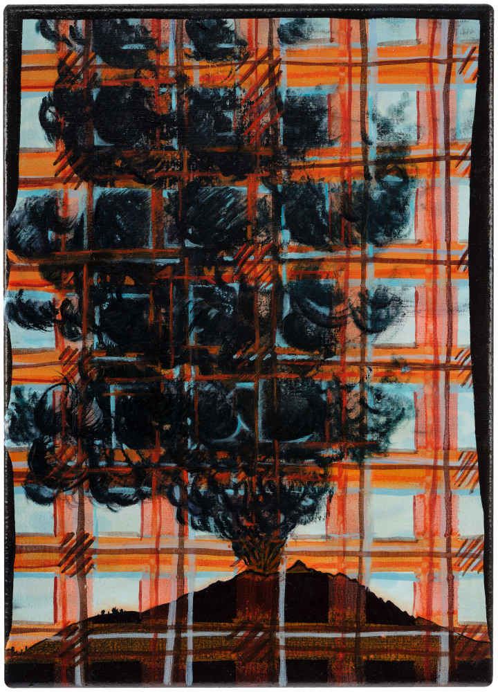 Caragh Thuring Given Enough Goading, 2024 Acrylic gesso, pigment and oil on linen 13 3/4 x 9 7/8 inches 35 x 25 cm