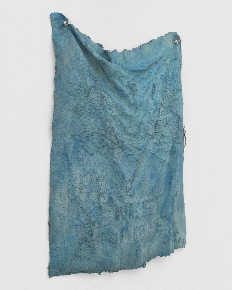 Jessie Henson Monument (home), 2024 Inscribed on the verso with the artist's signature, name and date Unique Bronze with patina and Caplain 20k gold leaf 18 x 13 3/4 x 1 inches 45.7 x 34.9 x 2.5 cm