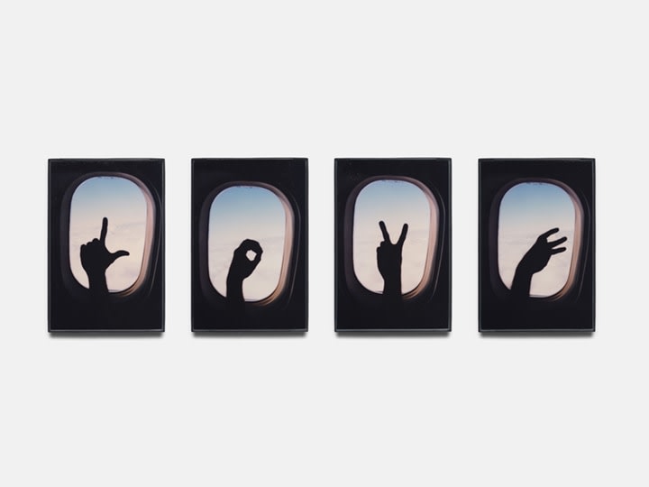 Jim Hodges and Tim Hailand, Untitled (L O V E), 1997