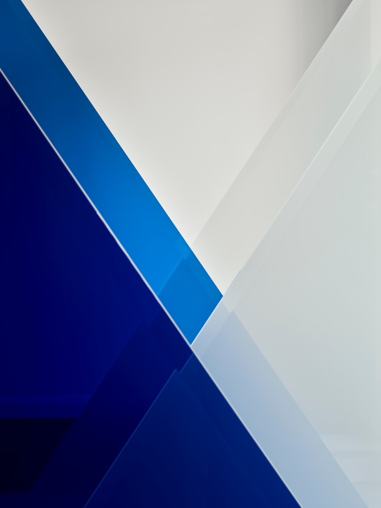 Larry Bell Mill Valley Study, 2023 Laminated glass Overall dimensions variable with installation Overall Dimensions: 72 x 48 x 72 inches (182.9 x 121.9 x 182.9 cm)