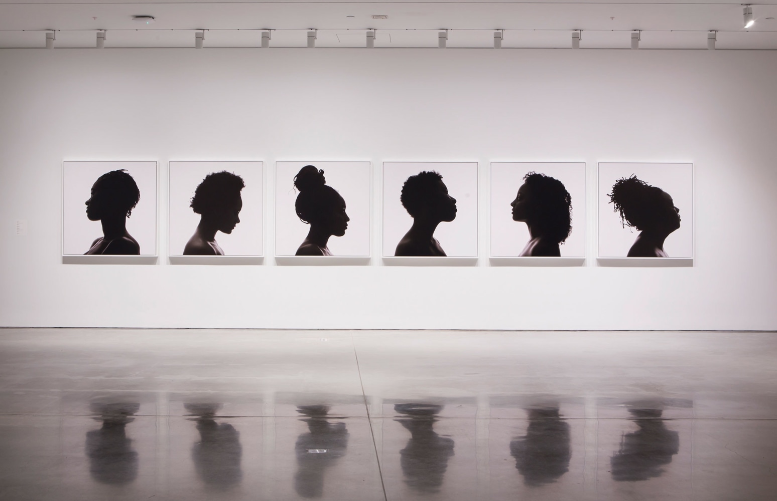 Erica Deeman, Installation view of Erica Deeman: Silhouettes, 2017, Berkeley Art Museum and Pacific Film Archive​, ​Berkeley, CA