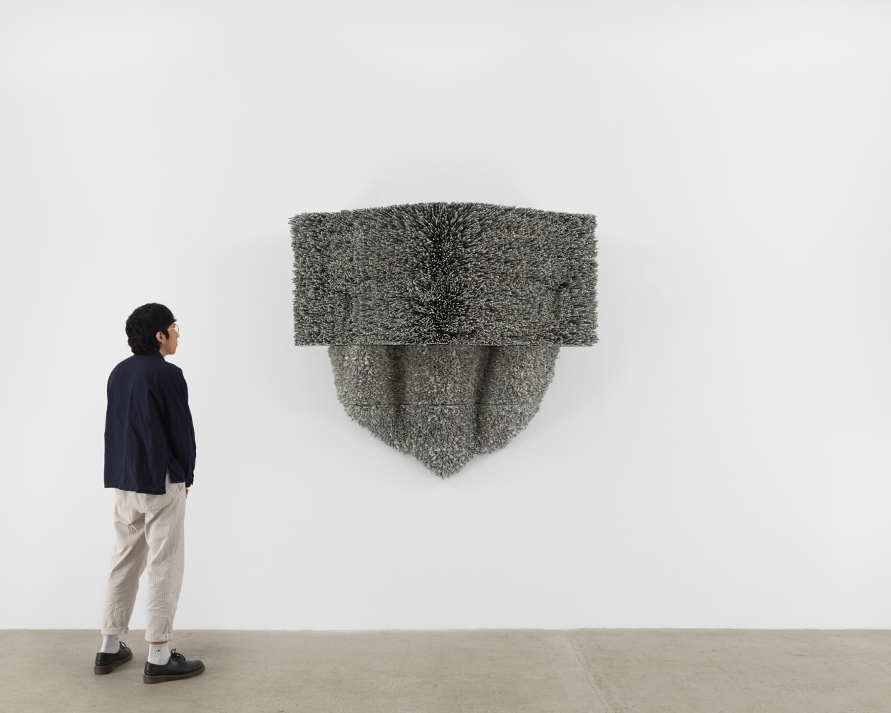 Leonardo Drew Number 119S, 2022 Wood and paint 56 x 65 x 24 inches 142.2 x 165.1 x 61 cm