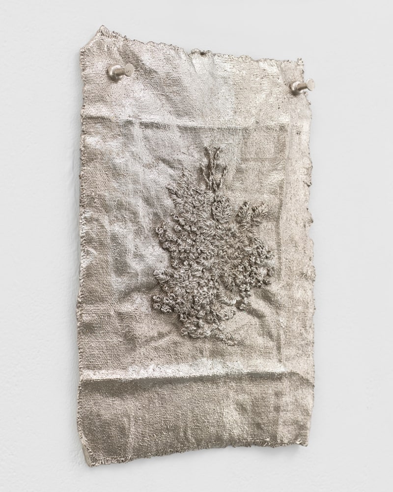 Jessie Henson Monument (charm), 2024 Unique Bronze with Caplain 20k gold and palladium leaf 8 1/4 x 6 x 1 inches 21 x 15.2 x 2.5 cm