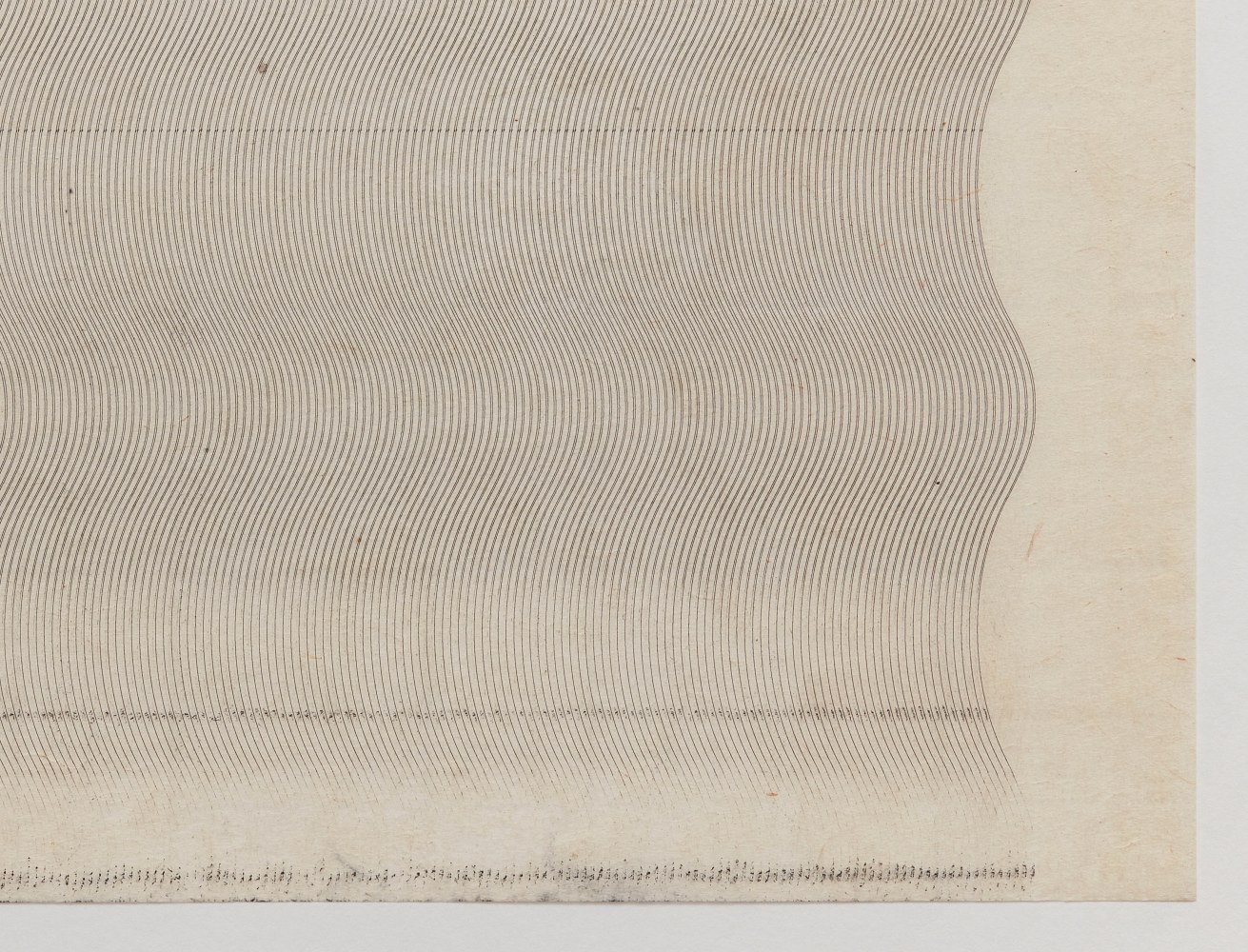 Marsha Cottrell Untitled (Wavy), 2021 Laser toner on paper, unique Framed Dimensions: 14 3/8 x 16 7/8 x 1 3/8 inches 36.5 x 42.9 x 3.5 cm Paper Dimensions: 8 1/2 x 11 inches 21.6 x 27.9 cm