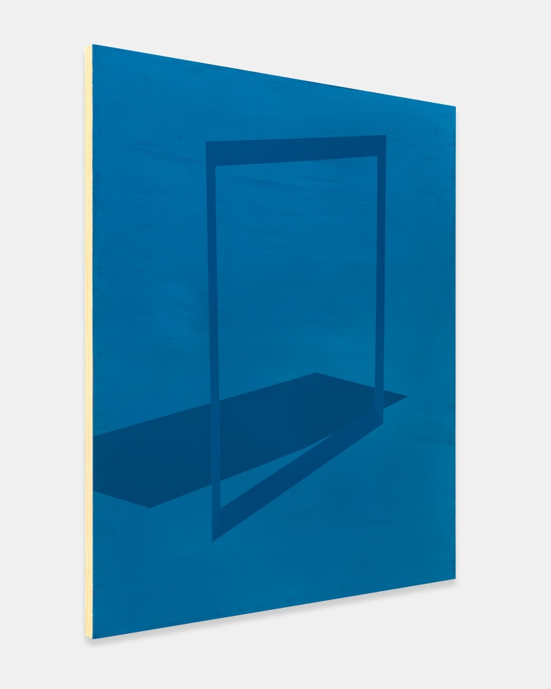 Kate Shepherd From Above, Open Sculpture, 1, 2022 Enamel on durabond panel 52 x 45 x 1 1/2 inches 132.1 x 114.3 x 3.8 cm