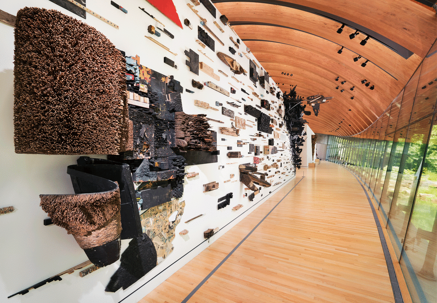 Leonardo Drew Installation view, 2017 Crystal Bridges Museum of American Art