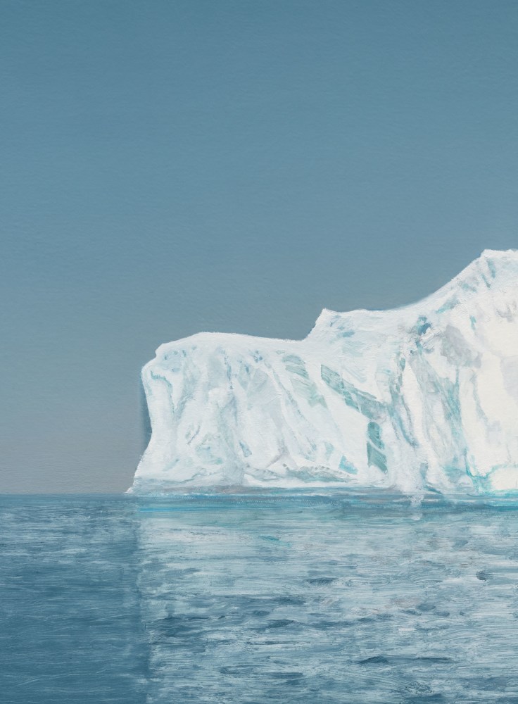 Rob Reynolds

Iceberg #1 (Disko Bay, 69.2667&amp;deg; N, 52.0447 7&amp;deg; W Greenland, 22 July 2019, 9:15 PM),&amp;nbsp;2021

Oil, alkyd and acrylic polymer paint on canvas in welded aluminum artist&amp;#39;s frame&amp;nbsp;

Framed Dimensions:

24 3/4 x 30 3/4 x 2 inches

62.9 x 78.1 x 5.1 cm

SOLD