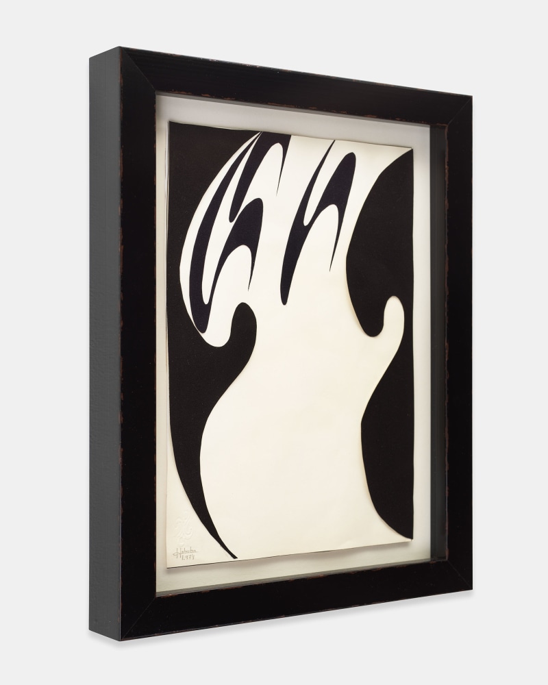 H​abuba Farah Untitled, 1974 Cut-out on paper Framed Dimensions: 14 7/8 x 11 5/8 inches 37.8 x 29.5 cm