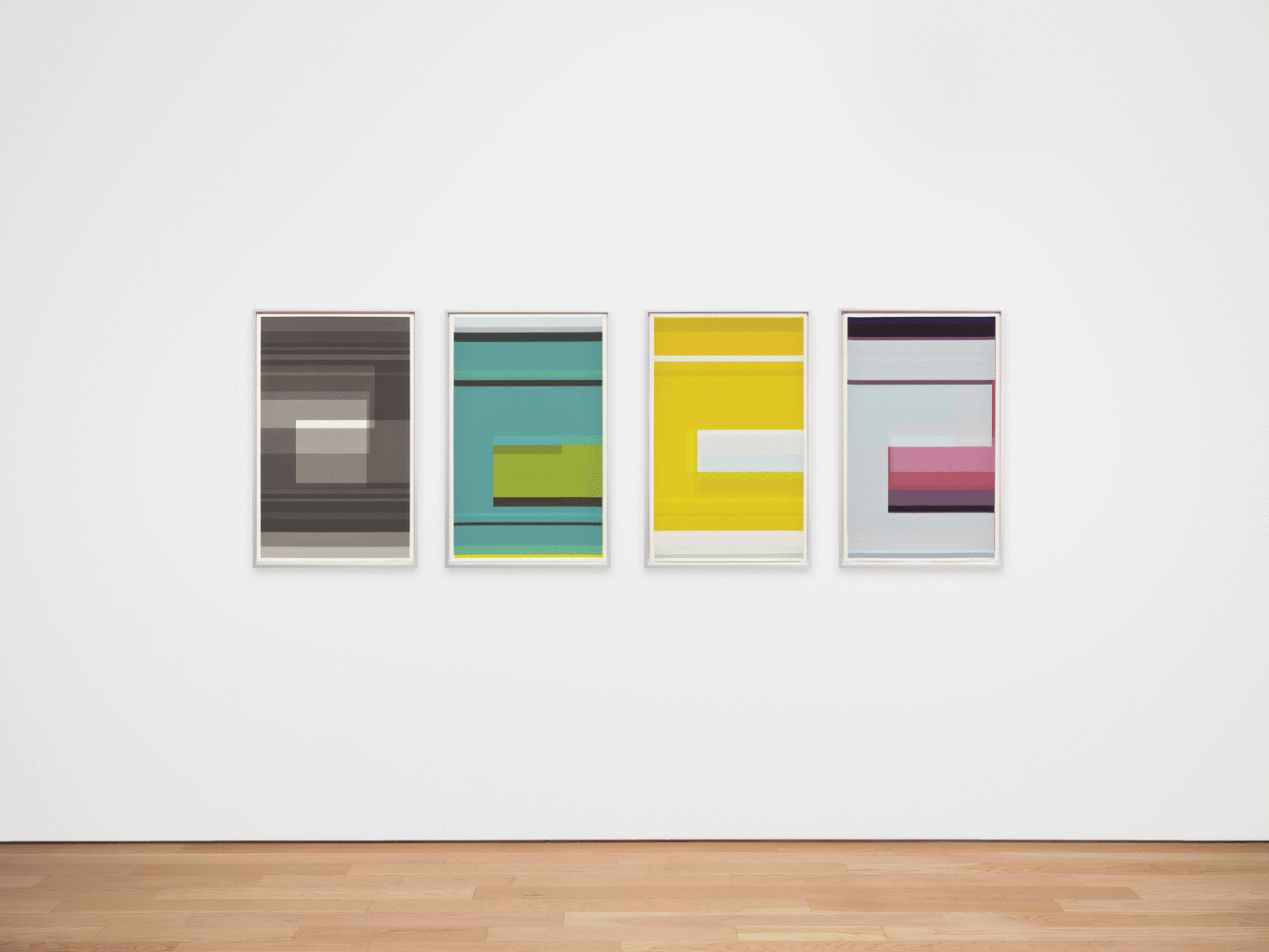 ALT="Kate Shepherd, News of This Day #47, 2021, Screen print on coventry rag paper, unique  40 x 25 inches"