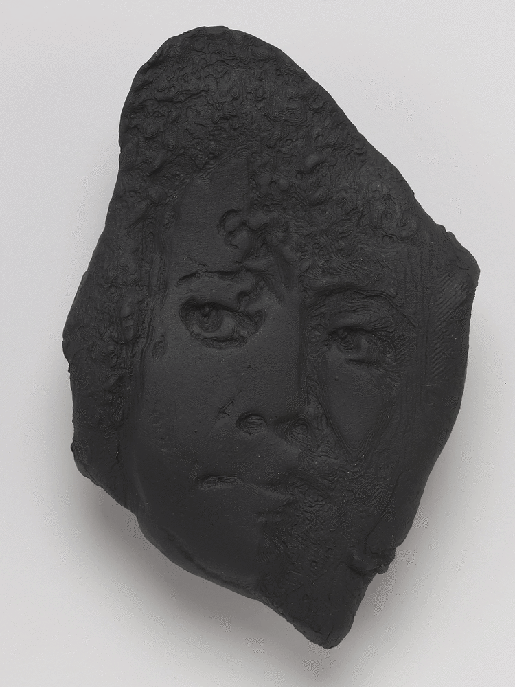 Erica Deeman

Untitled 15 (Self Portrait), 2020

Cassius Obsidian clay, unique in a series

Framed Dimensions:

10 1/2 x 8 3/4 x 2 3/4 inches

26.7 x 22.2 x 7 cm

Edition&amp;nbsp;of 3

$6,500.