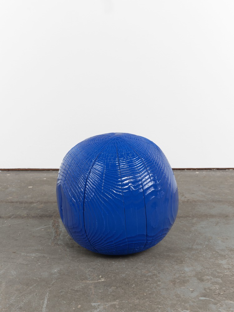 Jesse Schlesinger Untitled (c.o.), 2024 Monterey cypress, enamel paint 13 x 14 x 13 1/2 inches 33 x 35.6 x 34.3 cm