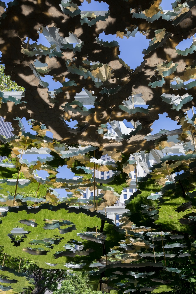 Teresita Fernández Fata Morgana, 2015 Installation view at Madison Square Park​, New York