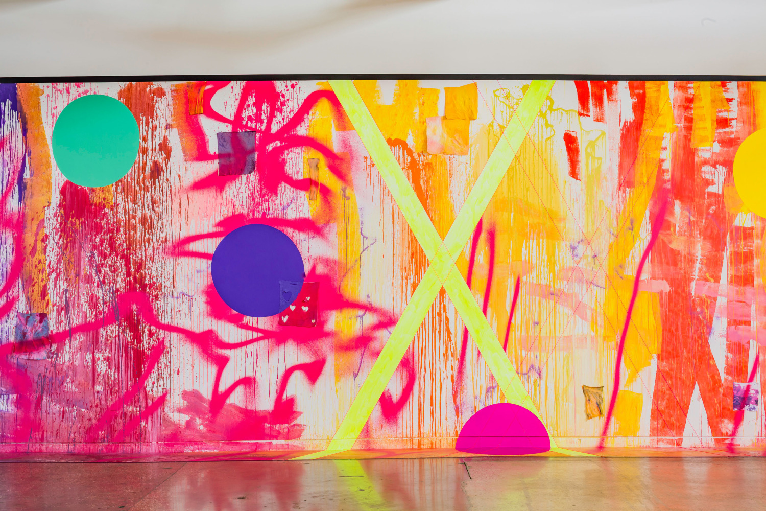 Sarah Cain: The Imaginary Architecture of Love, 2015 Contemporary Art Museum Raleigh, NC