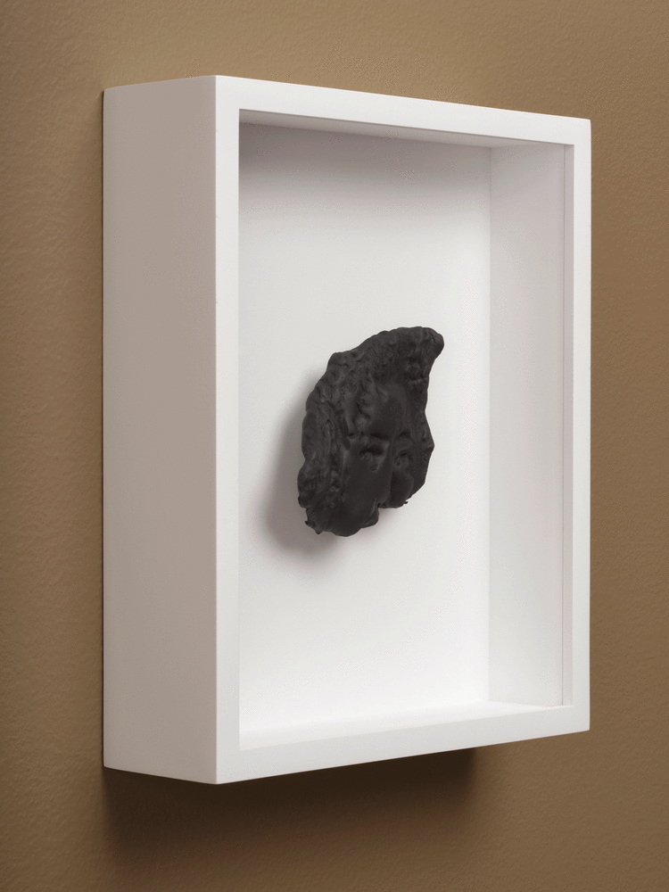 Erica Deeman

Untitled 05 (Self Portrait), 2020

Cassius Obsidian clay, unique in a series

Framed Dimensions:

10 1/2 x 8 3/4 x 2 3/4 inches

26.7 x 22.2 x 7 cm

Edition&amp;nbsp;of 3

$6,500.