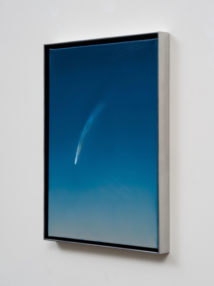 Rob Reynolds, &quot;The Great Comet Neowise Over California in 2020&quot;, 2021, Oil, alkyd and acrylic polymer paint on canvas in welded aluminum artist's frame, Framed Dimensions: 16 3/4 x 12 3/4 inches