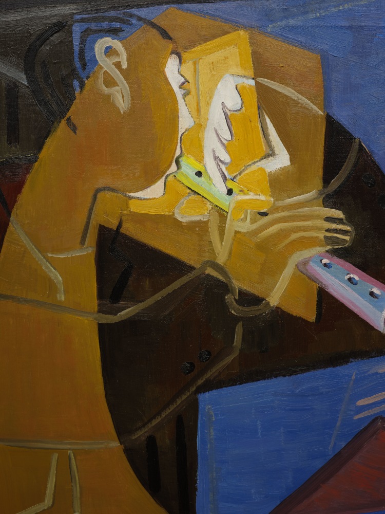 David Park The Flute Player, 1939 Oil on canvas Framed Dimensions: 37 1/8 x 31 x 2 1/2 inches 94.3 x 78.7 x 6.3 cm